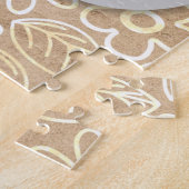 Puzzle Art symbolique floral Namaste (Côté)