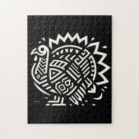 Puzzle Art triangulaire géométrique vintage (Vertical)