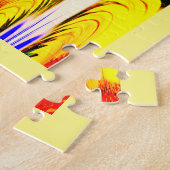 Puzzle Art tropical amusant (Côté)