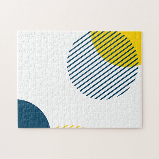 Puzzle Art urbain abstrait moderne, simple, minimal et te (Horizontal)