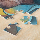 Puzzle Art urbain lapin Art urbain peinture murale lapin  (Côté)