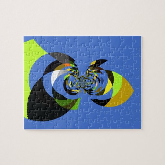 Puzzle Art Vector Design pour femme africaine Imprimer (Horizontal)