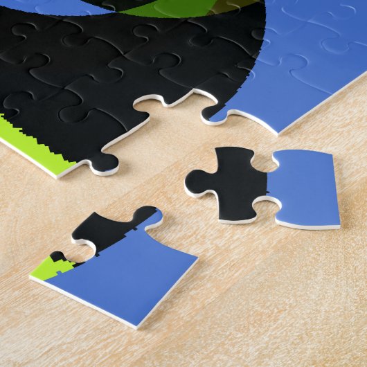 Puzzle Art Vector Design pour femme africaine Imprimer (Côté)