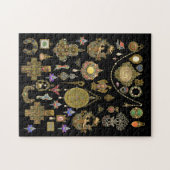 Puzzle Art Victorien antique, nouveau et déco Bijoux (Horizontal)