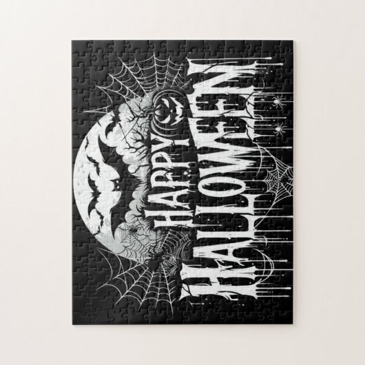 Puzzle Art vintage joyeux Halloween (Vertical)