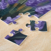 Puzzle Art Weimaraner Champ de Lavande (Côté)