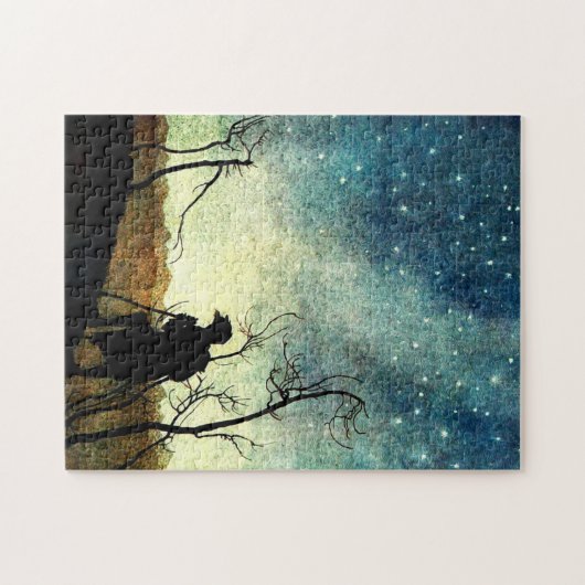 Puzzle Arthur Rackham Illustration NIght Silhouette (Horizontal)