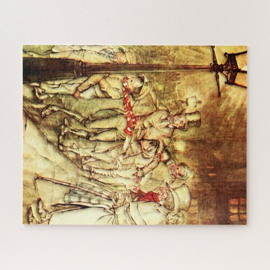 Puzzle Arthur Rackham - Un Carol de Noël - Rue (Horizontal)