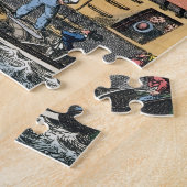 Puzzle Artillerie de vol ou une marine de cheval (engravi (Côté)