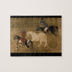 Puzzle artist_The inconnu l'Orient de l'hommage Horses',