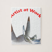 Puzzle Artiste au travail (Vertical)