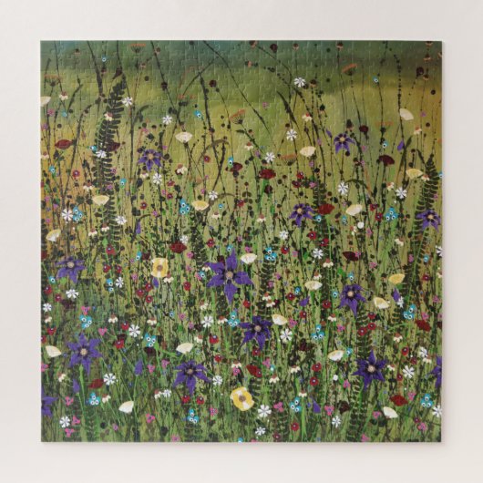 Puzzle Artiste de fleurs sauvages "Wild Abandon" (Vertical)