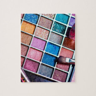 Puzzle Artiste de maquillage couleur féminine