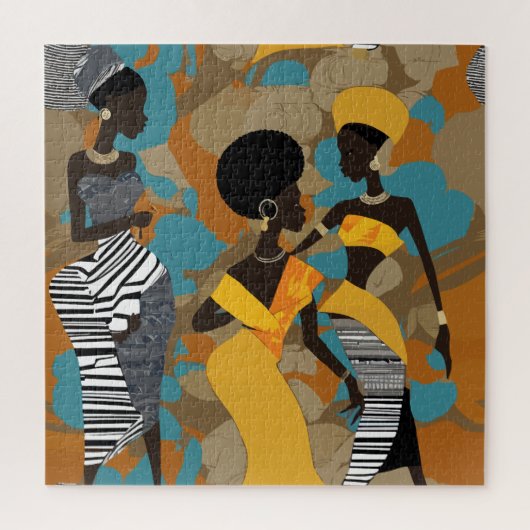 Puzzle Artiste femme africaine (Vertical)