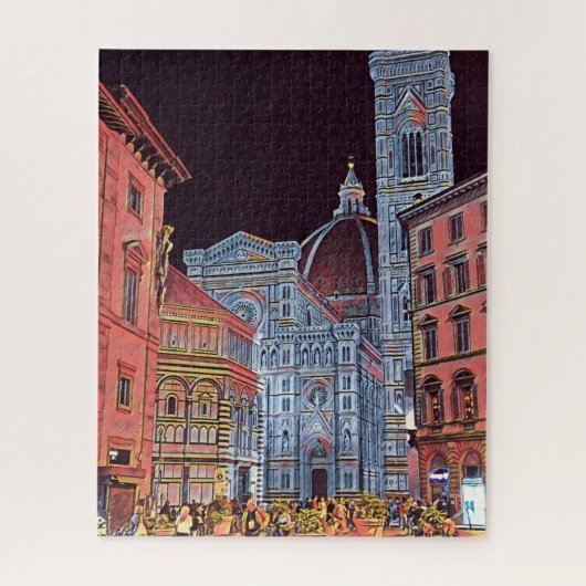 Puzzle Artiste Florence Italie Europe avec Duomo (Vertical)