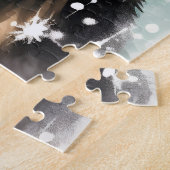 Puzzle Artiste peint de Noël berger allemand (Côté)