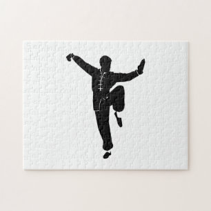 Puzzle Artistes martiaux - Choisissez la couleur arrière 