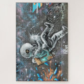 Puzzle artistique de rue Astronaut (Vertical)