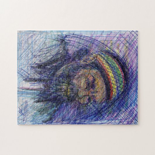 Puzzle artistique Memphis (Horizontal)