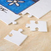 Puzzle artistique unique - Neige (Côté)