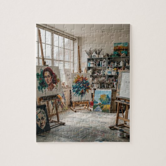 Puzzle Artist's studio (Vertical)