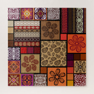 Puzzle Arts indiens, jeu créatif sans couture.