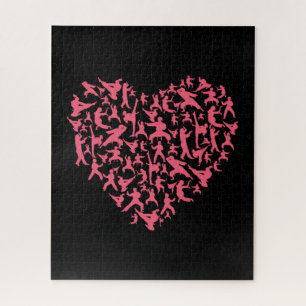 Puzzle Arts martiaux filles Karate Heart