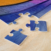 Puzzle Arts visuels abstraits colorés de jolie fille (Côté)