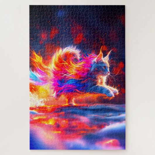 Puzzle Artsy Kitten (Vertical)