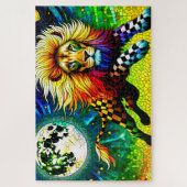 Puzzle Artsy Lion (Vertical)