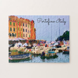 Puzzle Artsy Pittoresque Portofino Italie Port italien