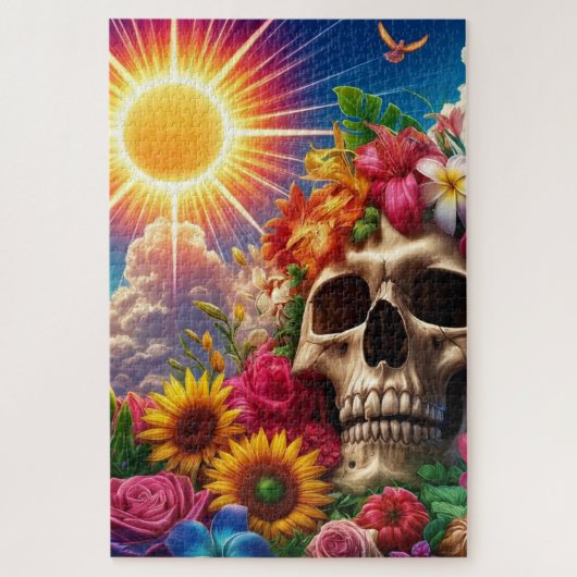 Puzzle Artsy Skull (Vertical)
