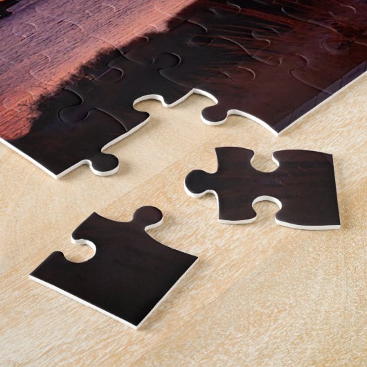 Puzzle Artsy Sunset à la plage et Robert Moses Bridge (Côté)