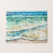 Puzzle Artwork littoral Abstrait Beach (Horizontal)
