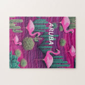 Puzzle Aruba en rose (Horizontal)