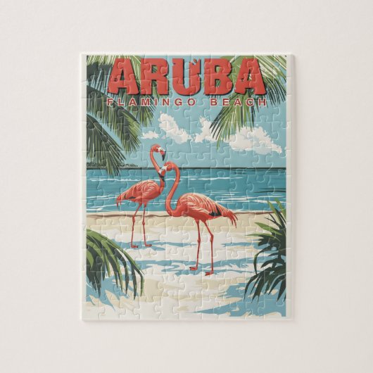 Puzzle Aruba - Voyage Paradis Tropical (Vertical)