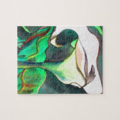 Puzzle Arum Lily aquarelle peinture originale (Horizontal)