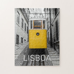 Puzzle Ascenseur Lisbonne Vintage Ascensores de Lisboa Re