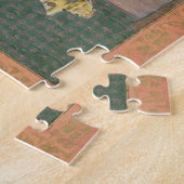 Puzzle Ascétique âgé assis sur une peau de tigre en (Côté)