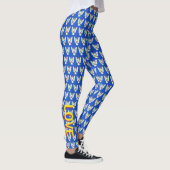 Puzzle ASD Autism Awareness Ribbon Custom Leggings (Rechts)