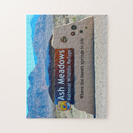 Puzzle Ash Medows Nevada. (Vertical)