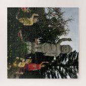 Puzzle asiatique, vietnamien, art, sculpture, bouddha, (Horizontal)