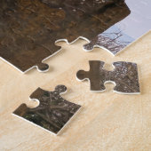 Puzzle asiatique, vietnamien, art, sculpture, bouddha, (Côté)