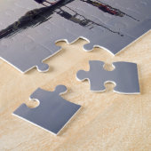 Puzzle Asie, Birmanie, (Myanmar) Bateau de pêche réfléchi (Côté)