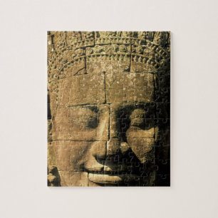 Puzzle Asie, Cambodge, Siem Reap. Angkor Thom, têtes de 2