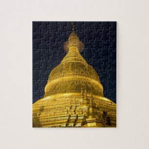 Puzzle Asie, Mayanmar, Yangon, temple bouddhiste à