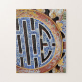 Puzzle Asie, Viêt Nam. Fenêtre décorée (Vertical)