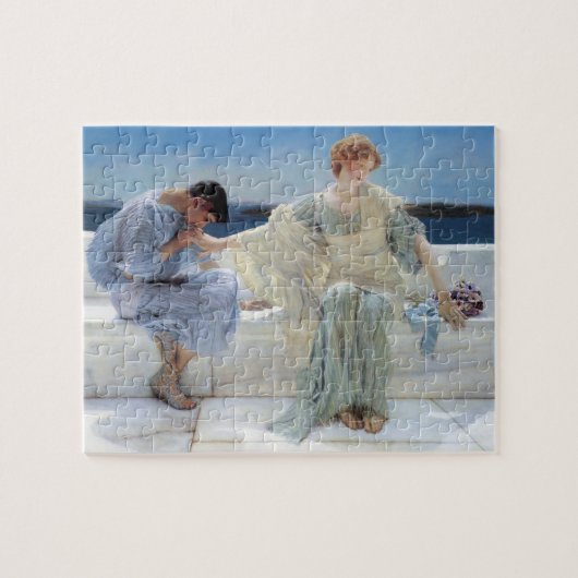 Puzzle Ask Me No More par Sir Lawrence Alma Tadema (Horizontal)