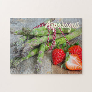 Puzzle Asperges vertes aux fraises