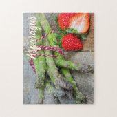 Puzzle Asperges vertes aux fraises (Vertical)